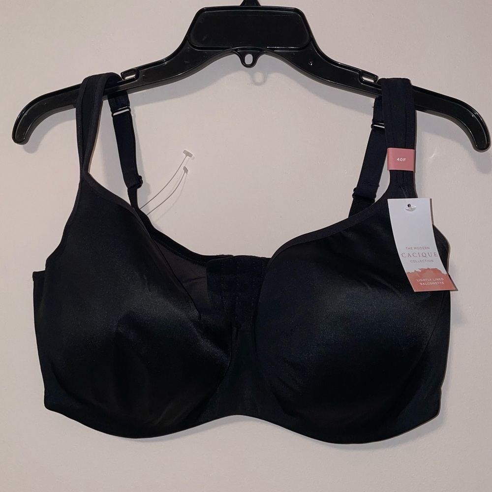 Cacique Smooth Lightly Lined Balconette Bra Size 40F